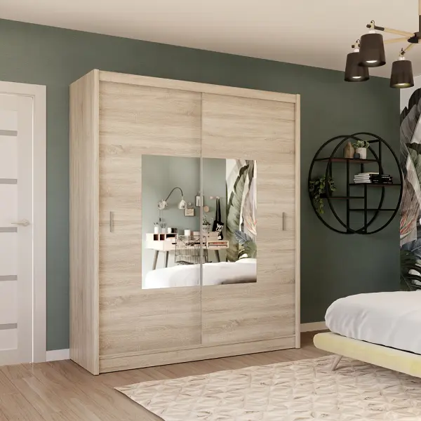 Šatníková skriňa MADRYT 203 dub sonoma