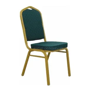 Stohovateľná stolička ZINA 2 NEW zelená