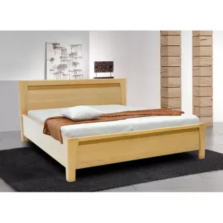 Manželská posteľ LORIEN 2 buk prírodný 180x200 cm